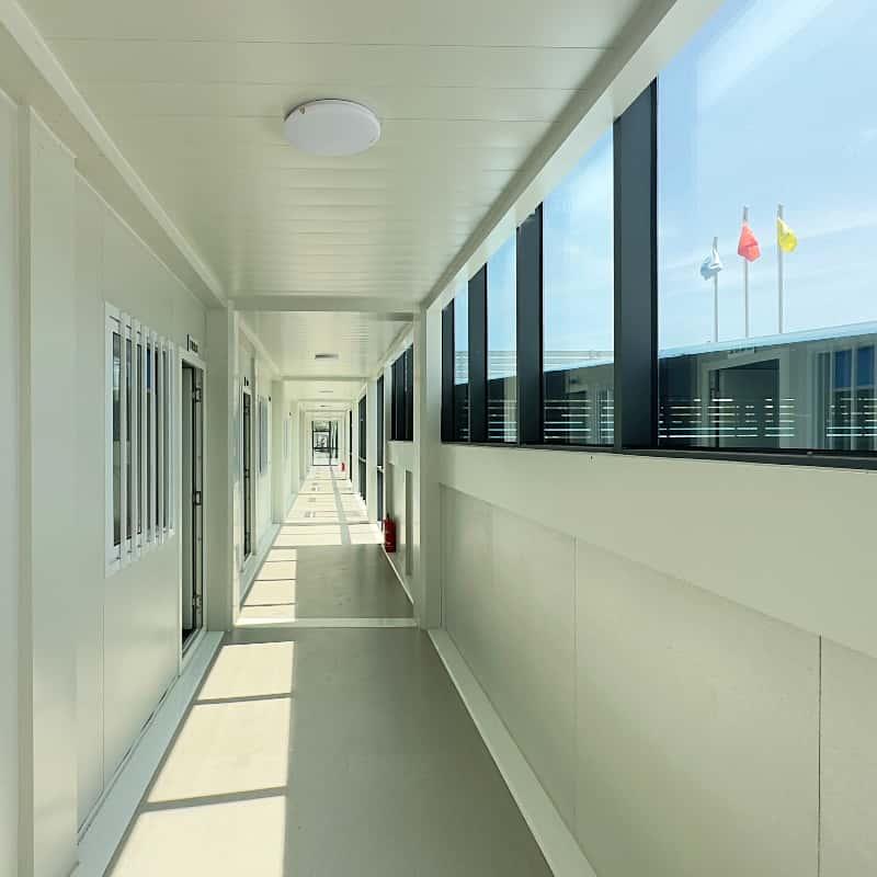 Container house corridor